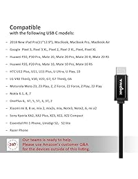Auriculares USB tipo C   Auriculares DAC, color negro