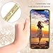DAUPIN Compatible for iPhone Xs Max Phone Case Colorful Luxury Sparkle Glitter Bling Cover Slim Thin Clear Cases for Women Girls for iPhone Xs Max 6.5 Inch 2018 (Gold)