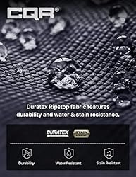 CQR Men's Quick Dry Work Pants, Water Resistant