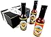 Dave's Insanity Sauces 3-Flavor Variety: One 5 oz Bottle Each of Insanity, Hurtin Habanero, and Ghost Pepper in a BlackTie Box (3 Items Total)