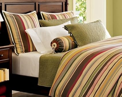 Pottery Barn Duncan Stripe Duvet Cover Sham Amazon Ca Home