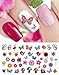 Spring Fever Nail Art Decals Set #2 - Flowers, Bees, Snails & More! Salon Quality!