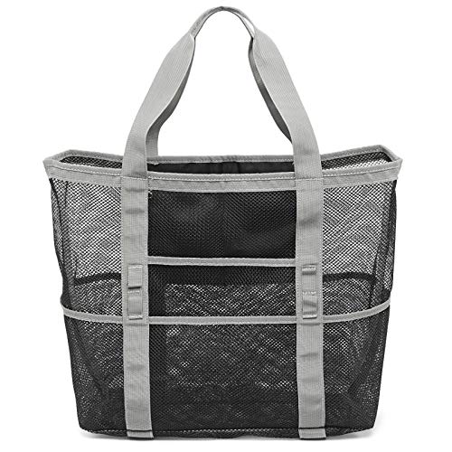 black beach tote