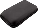 caseroxx Hard Case for GlocalMe G4 Pro Black Zip Mesh Pocket Elastic Strap view 3