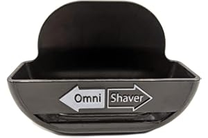 OmniShaver Docking Station Black Razor Holder to Hold between Uses, Keep Your Safe & Air Dry!
