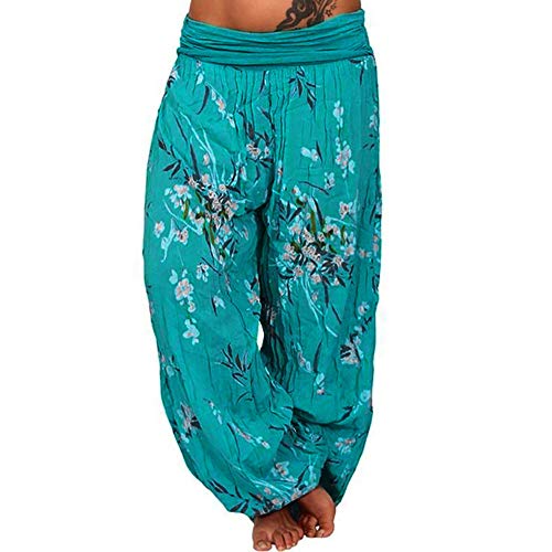 image for Zainafacai Comfy Trousers, Women's Aztec Tribal Design Yoga Wide Leg H