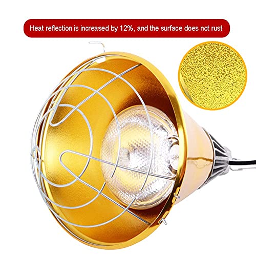 Aprilhp Wärmelampe Küken, Rotlichtlampe Wärmelampe Tiere Haustier Heizungs Lampe für Hühner, Ferkel und Welpen, 200W, Einstellbare Temperatur – Bild 6