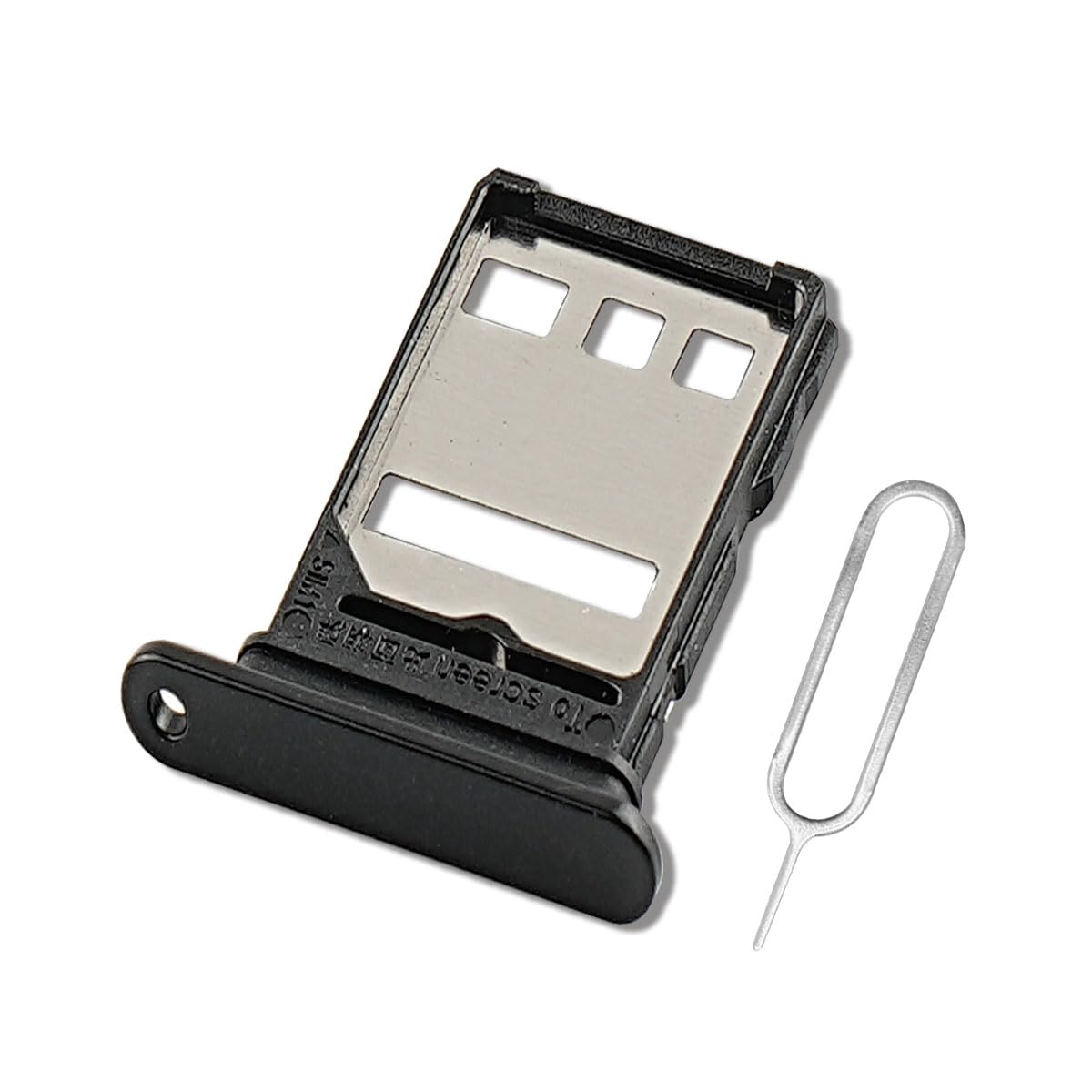 Eonpam Original DUAL SIM Card Slot Tray Holder Replacement for Honor Magic5 Lite Incl Sim Pin (Black)