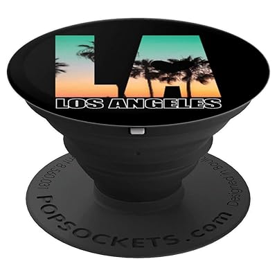 LA Palm Tree Sunset Design PopSockets Grip for Kuwait Ubuy
