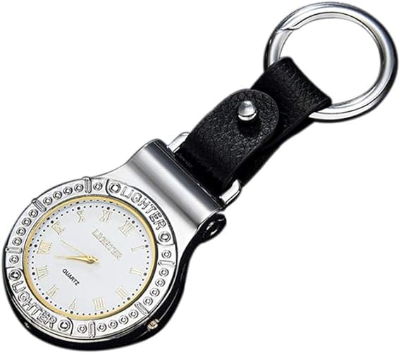 Amazon 腕時計のキーホルダー 懐中時計 小型 キーホルダー アンティーク ポケットウォッチ Led付き キーホルダ Usb充電 父の日 プレゼント シルバー 懐中時計 腕時計 通販