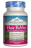RidgeCrest Herbals Hair Revive Natural Defense Fights Women's Hair Loss Veg Caps 120