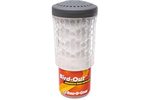 BIRD·B·GONE Bird B Gone - Bird-Out Aromatic Bird Repellent Refill Cartridge - Lasts 60 Days - Humane Bird Deterrent Covers 8,000 cu ft (20'x20'x20') - for Patios, Decks, Yards, Etc - Easy & Discreet Solution