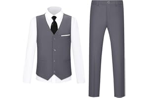 Boihedy Boys Suits for Kids Formal Dress Suit Set Complete Outfit