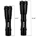 MIZOO Flashlight LED Torch Classic Ultra Bright Zoomable, Waterproof and Rechargeable Flashlight Set