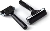 yiwoo 2 Pack Rubber Roller 2.2 & 4 Inch Brayer for Printmaking view 8