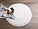 DII Crochet Collection Reversible Bath Mat, Round, 27.5