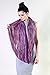 Anika Dali Festival Bliss Shimmer Infinity Scarf, Boho Loop Shawl (Purple Bliss)