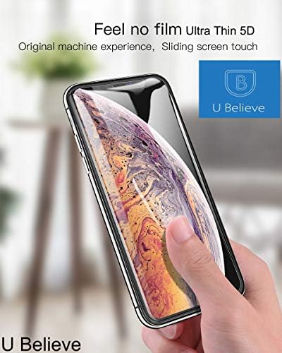 iPhone Xs Max 5D Tempered Glass Ultra Thin Super Strong Original Real-Time Protection for iPhone Xs Max 2018