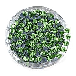 LPBeads 2000 Pieces SS20 Peridot Hotfix Rhinestones