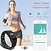 Fitness Tracker Watch Activity Tracker with Heart Rate Monitor, Pedometer, Calorie, Health Tracker with Blood Pressure, Oxygen, Bluetooth Smart Bracelet Band for Android / IOS, IP67 Waterproof, Black