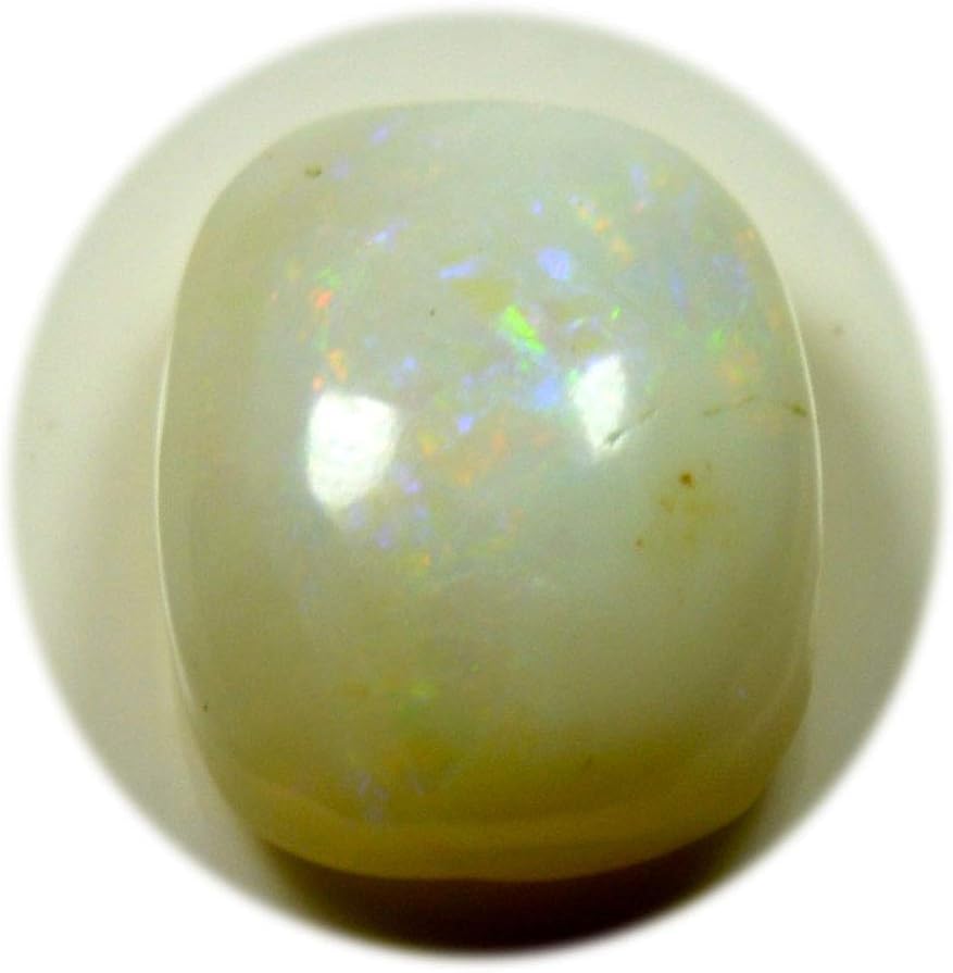 Genuine Cabochon Australian Opal Fire Loose Gemstone 4.75 Carat Oval Birthsone Astrological Wholesale