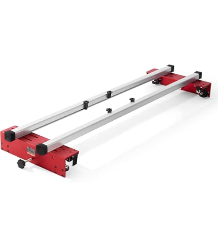 O'SKOOL Adjustable Square Router Template Guide, Variable Router Jig - 23.6 Inches X 23.6 Inches For Use With A Router