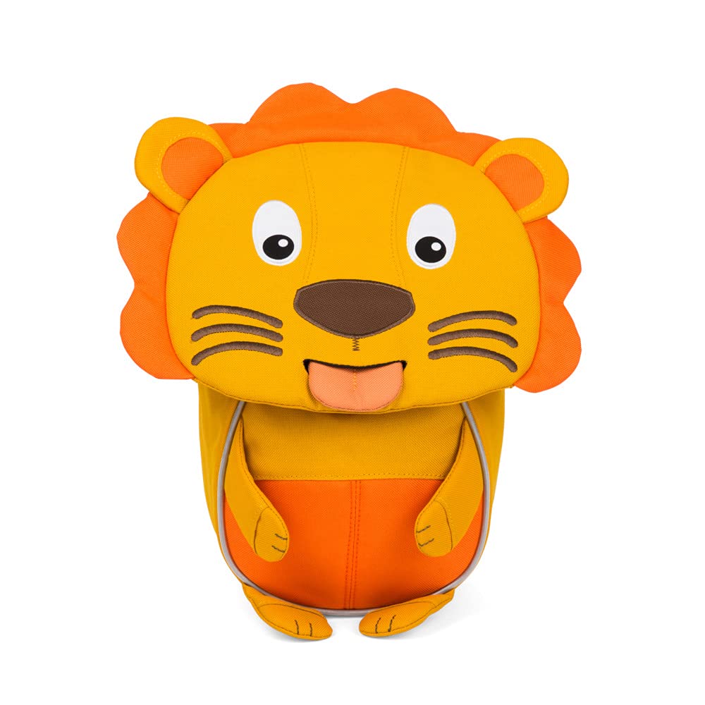 Affenzahn Little Friend Kids Backpack 25cm, Lion - Yellow, standard size, Children's Backpack