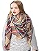 Women Plaid Blanket Winter Scarf Oversized Large Warm Tartan Wrap Shawl