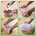 Reusable SILICONE STRETCH LIDS Set - 9 pack - No More Cling Wrap - Universal Expandable ECO-Friendly Ultimate Instalids, Clear Covers Stretch & Seal Various Sizes Bowls, Jars, Cups, Cans or Containers