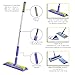 Pure-Sky Microfiber Mop Floor Cleaning - Just Add Water No Detergents Needed - Deep Clean Microfiber Mop - Damp / Wet /Dry /Dust Mop - Light Weight Strong Durable Pole + Includes Mop Head Pad + Towel