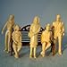 Kingzer 20pcs G Scale Unpainted Model Train People Figures (1:30)