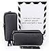Simple Large Pencil Pouch Big Cosmetic Pouch Bag Pen Bag,Stationery Pouch,Multi-Colored Pencil case,Large Capacity Zipper Pencil Bag (Dark Gray)
