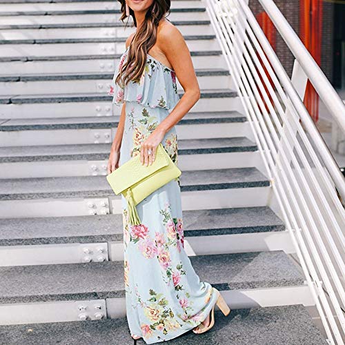 TOTOD Camisole Jumpsuit for Women Summer Sleeveless Strap Backless Loose Long Playsuits Elegant Rompers - Thumbnail 2
