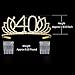 DcZeRong Queen 40 Birthday Tiara Women 40th Birthday Crown Gold Rhinestone Crystal Diamond Crown