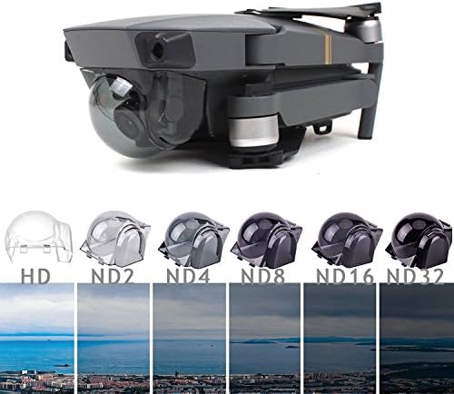 DJI Mavic Pro Lens Filter Gimbal Cover Camera Protector HD Filter 2 in 1 Drone Accessory BY Joinjointop (ND8)