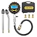 AZUNO Cylinder Compression Tester Kit, 200 PSI Digital Compression Gauge with Adapter & Hose, 8 Pieces Professional Compression Test Tool for Gasline Engine and Small Engine