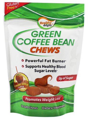 Healthy Natural Systems - Green Coffee Bean Chews Caramel Apple - 30 Soft Chews