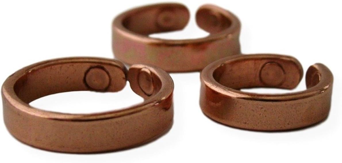 ProExl Solid Copper Magnetic Therapy Ring Lapaz with Gift Box (12.0): Jewelry