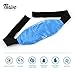 THR Lower Back Gel Beads - Hot & Cold Therapies + Fabric Cover - Reusable Cold or Hot Ice Pack for Pain Relief & Rehab Treatments