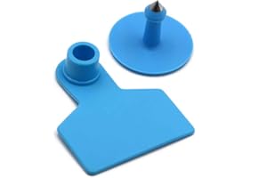 M.Z.A Blank Ear Tags for Goats Sheep Pigs Hogs Cows Cattle Calf Livestock Ear Tag Blank Pig Tags, 100pcs