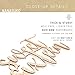 NANASUKO 16th Birthday Cake Topper - Sweet Sixteen - Double Sided Rose Gold Glitter - Premium Quality Made in USA