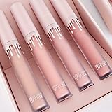 Ocamo 4 Colors Matte Vivid Color Non-Stick No-fading Waterproof Lasting Lip Gloss Lipstick Set