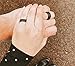 BANDED GLORY Silicone Wedding Ring for Men Rubber Wedding Bands for Women Skin Safe, Soft, Sleek Step Edge Design