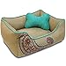 Blueberry Pet Fully Removable Washable Dog Bed, Heavy Duty Pet Bed w/Durable YKK Zippers, 34
