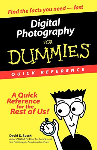 Digital Photography For Dum Qck Ref