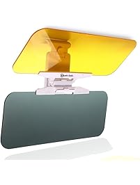 Zento Deals Transparent Windshield Car Sun Visor Day and Night Vision Anti-Glare
