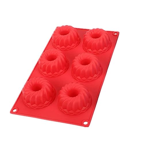 Zhicaikeji Molde de Silicona, Molde de Pastel 6 Espiral ...