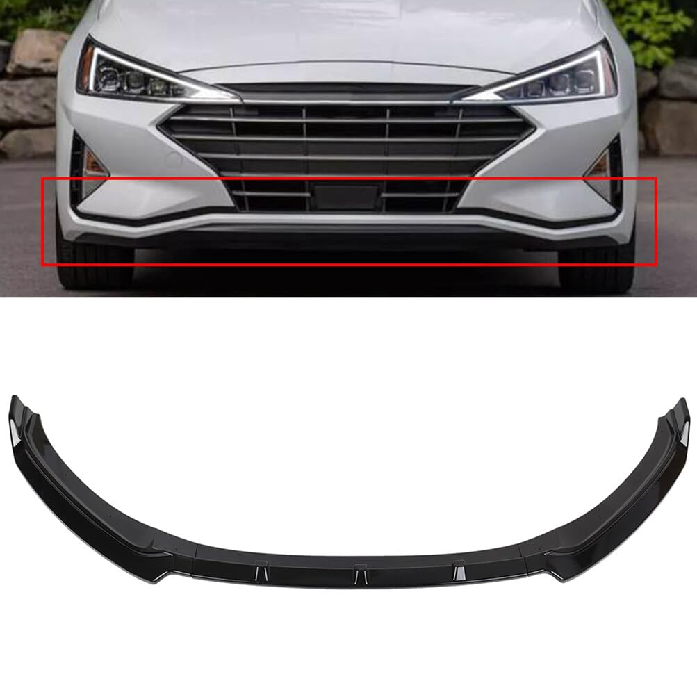 ECCPP Front Bumper Lip PP fit for 2017-2018 for