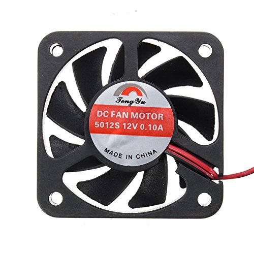 JenNiFer 2000r/min DC 12V Universal Motorcycle Charger Cooling Fan Humidifier Electric Radiator Cooler