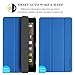 Fire HD 8 Case 7th generation 2017 Release, Swees Slim Folio Protective Leather Smart Case Cover with Stand for All New Amazon Fire HD 8 Tablet with alexa 7th gen 2017 Kids Friendly, Marine Blue